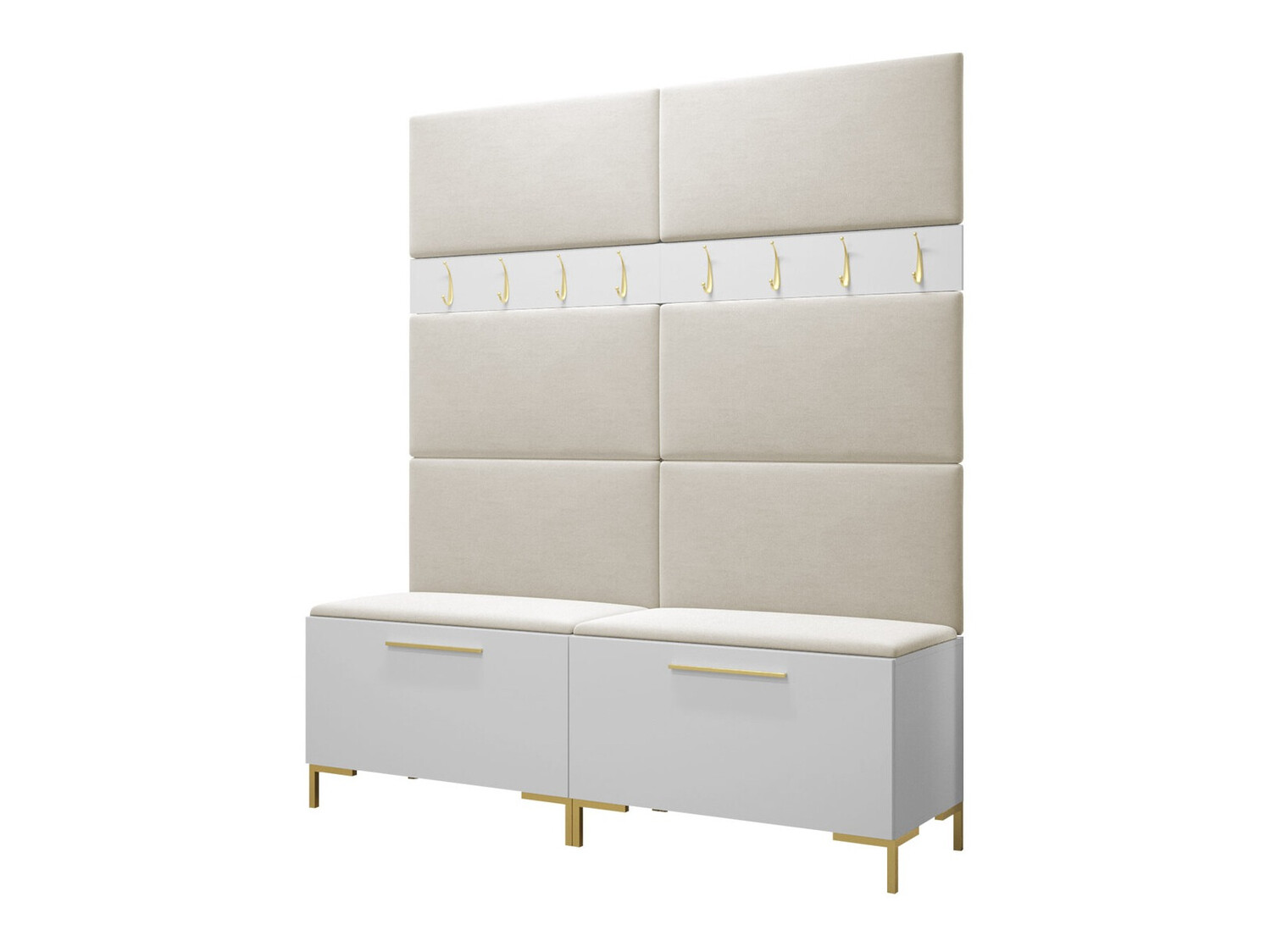 Set arredo da corridoio Nomal II (Bianco)