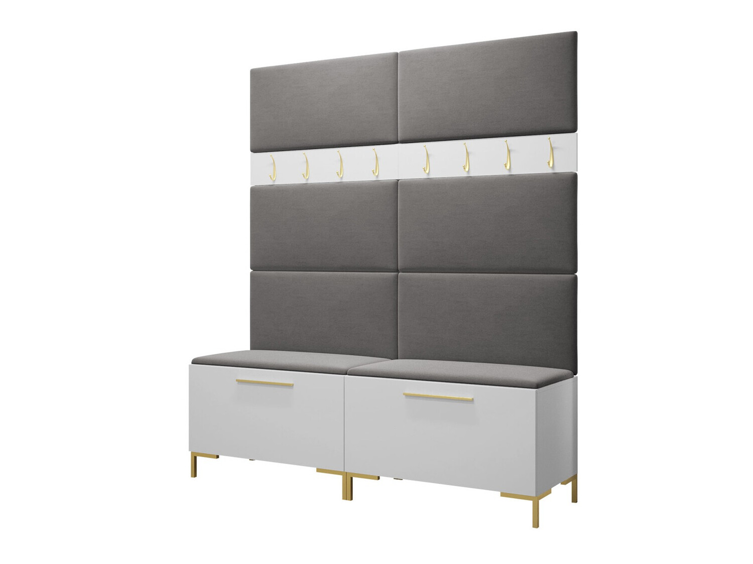 Set arredo da corridoio Nomal II (Bianco)