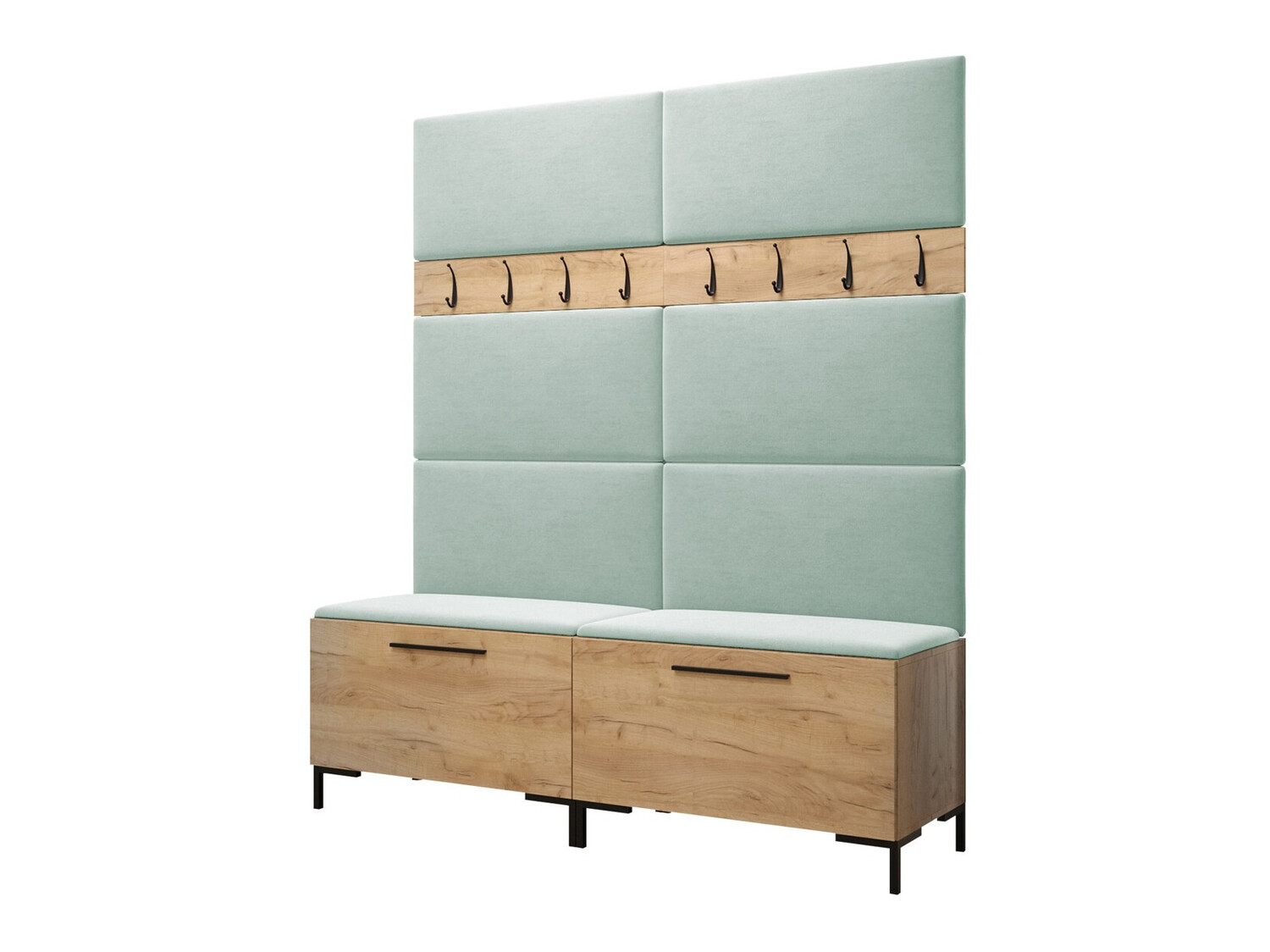 Set arredo da corridoio Nomal II (Craft quercia)