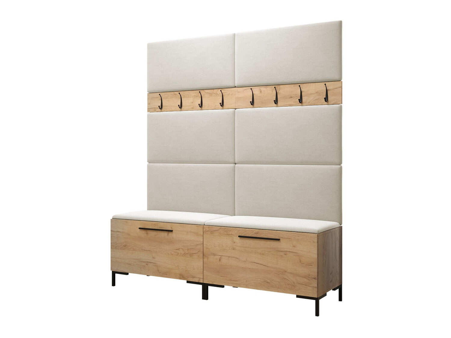 Set arredo da corridoio Nomal II (Craft quercia)