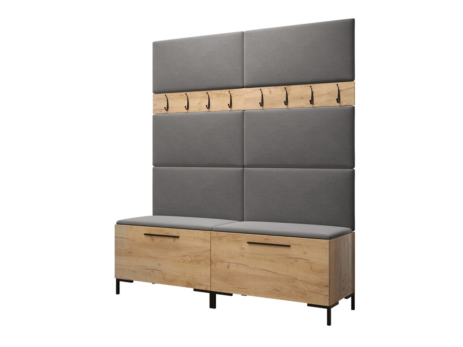 Set arredo da corridoio Nomal II (Craft quercia)