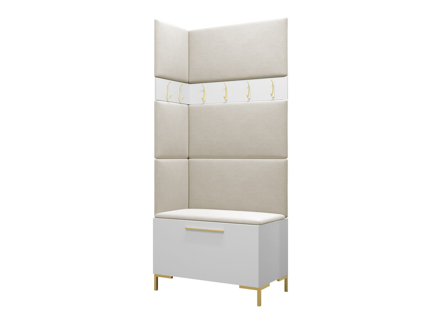 Set arredo da corridoio Nomal IV (Bianco)