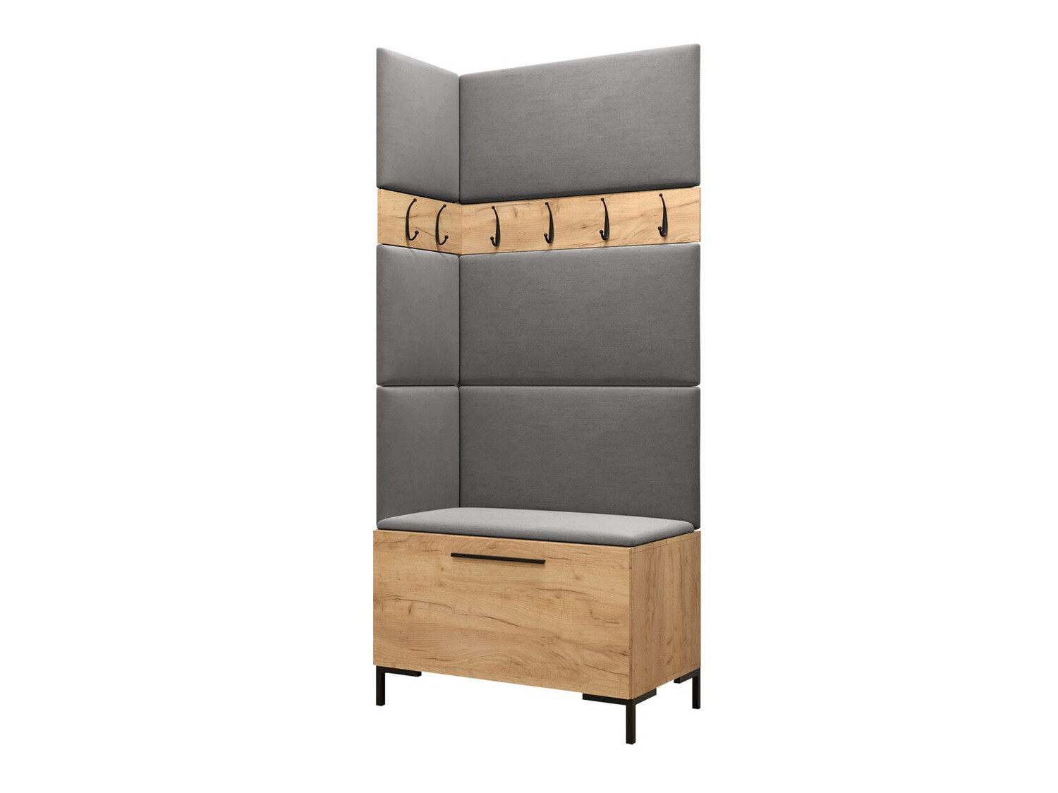 Set arredo da corridoio Nomal IV (Craft quercia)