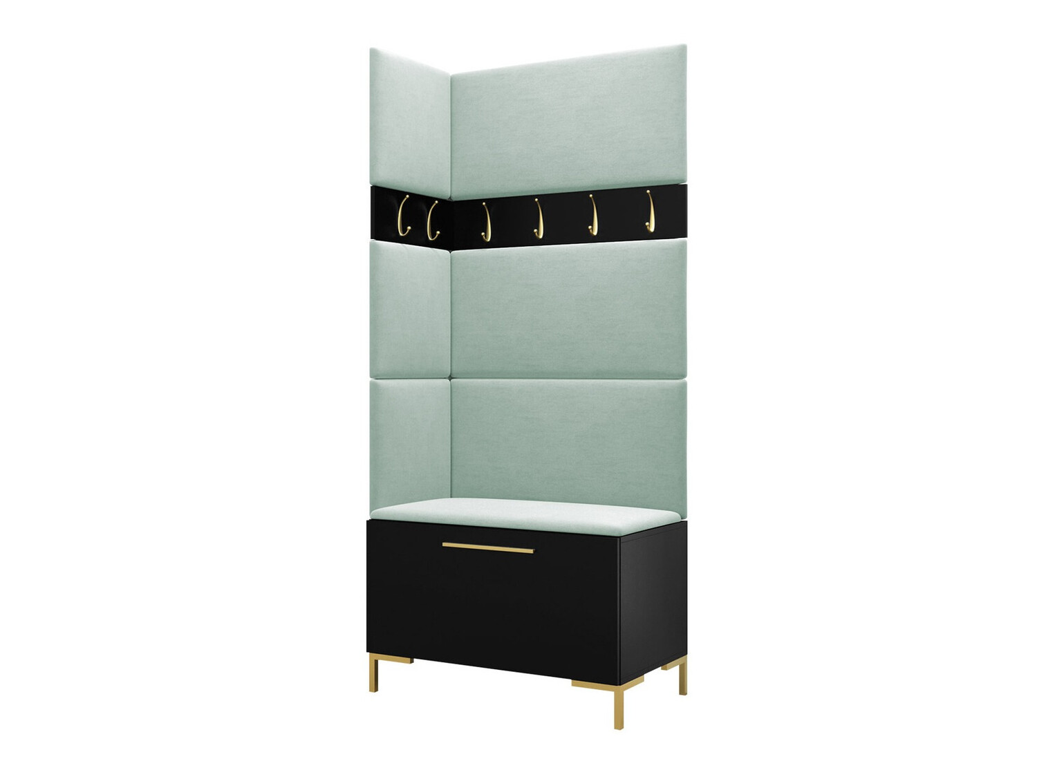 Set arredo da corridoio Nomal IV (Nero)