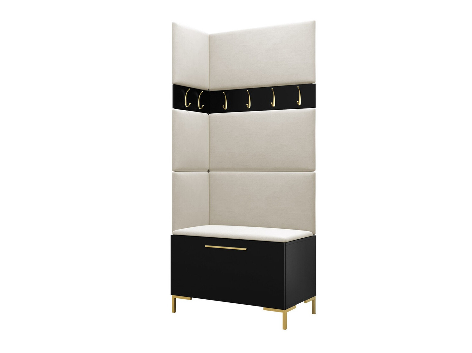 Set arredo da corridoio Nomal IV (Nero)