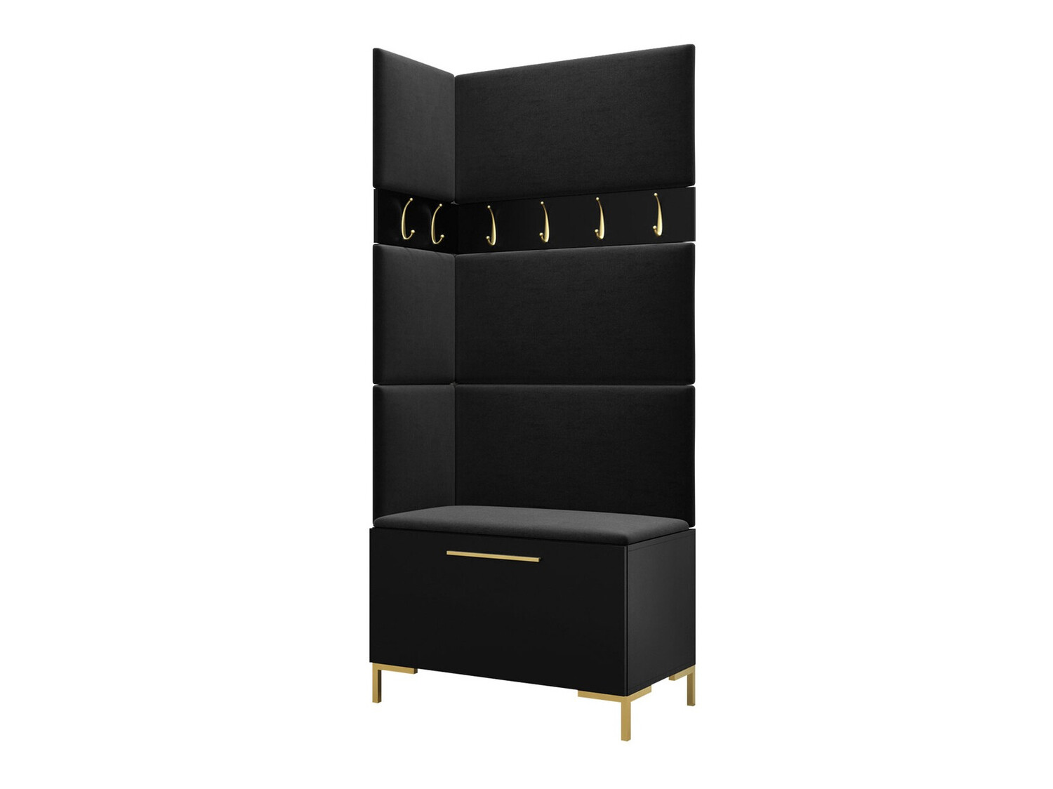Set arredo da corridoio Nomal IV (Nero)