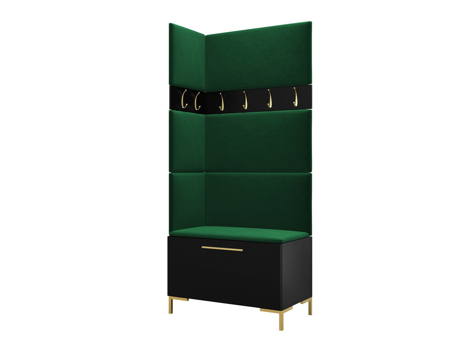 Set arredo da corridoio Nomal IV (Nero)