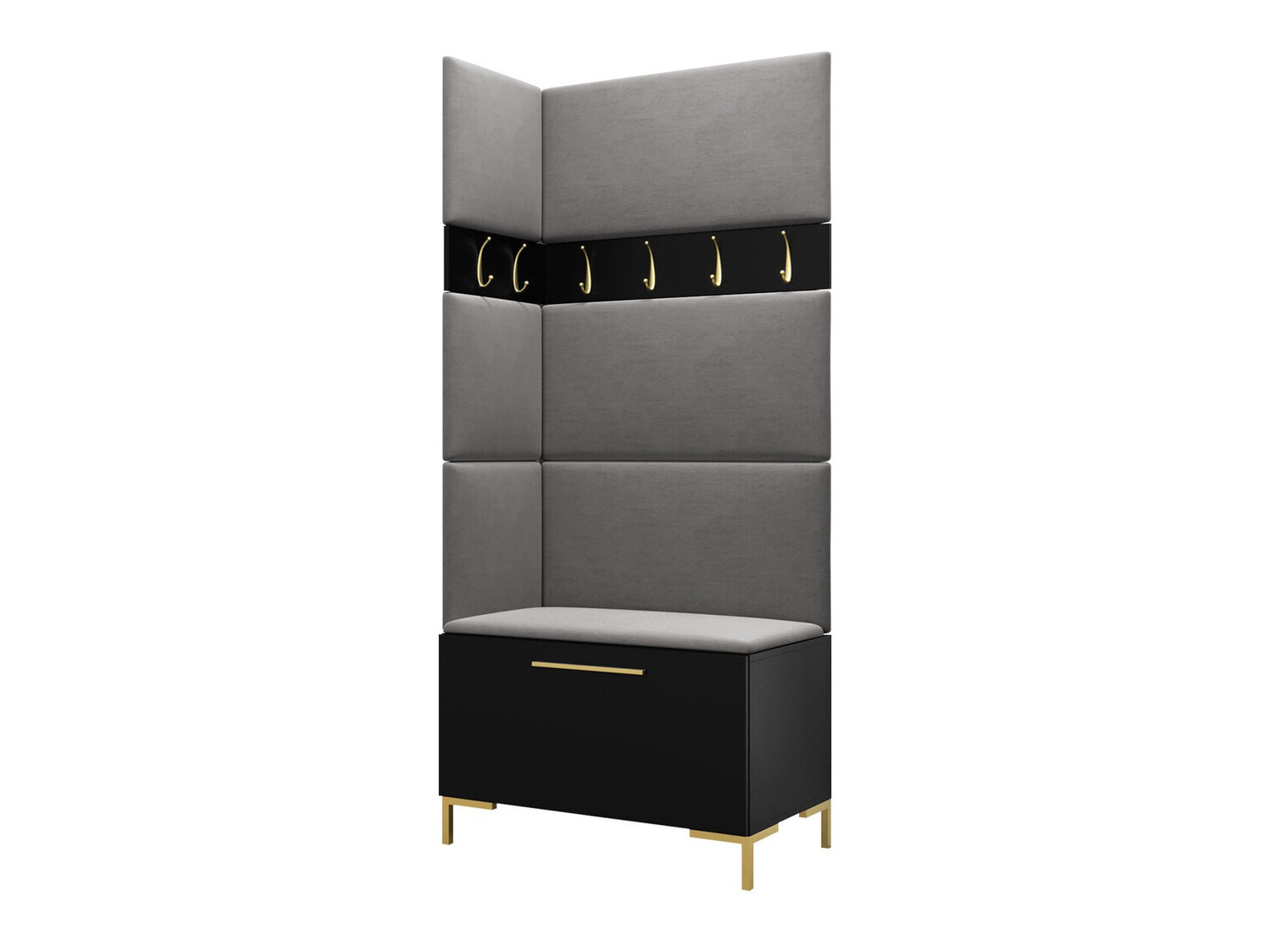 Set arredo da corridoio Nomal IV (Nero)