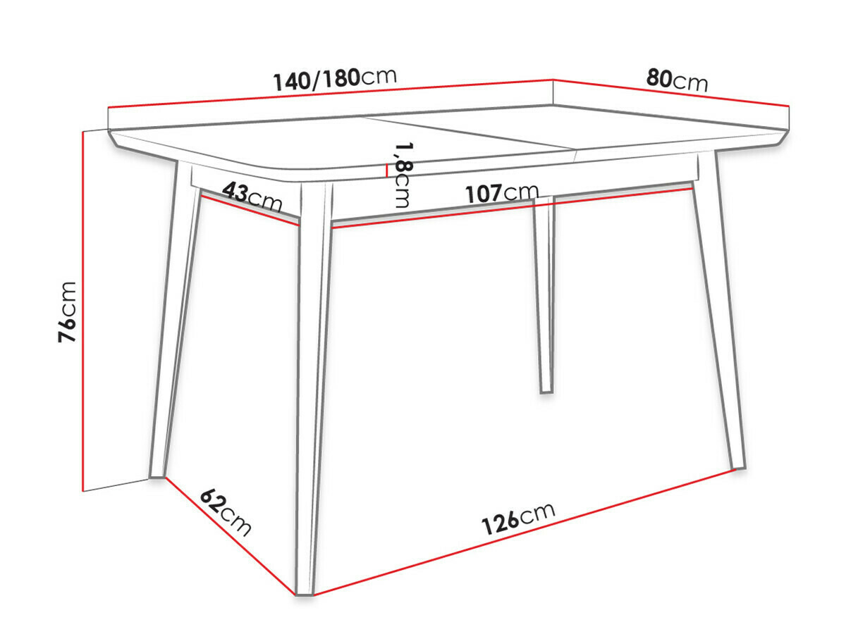 Set sala da pranzo Racine 139 (Marrone + Magic Velvet 2216)