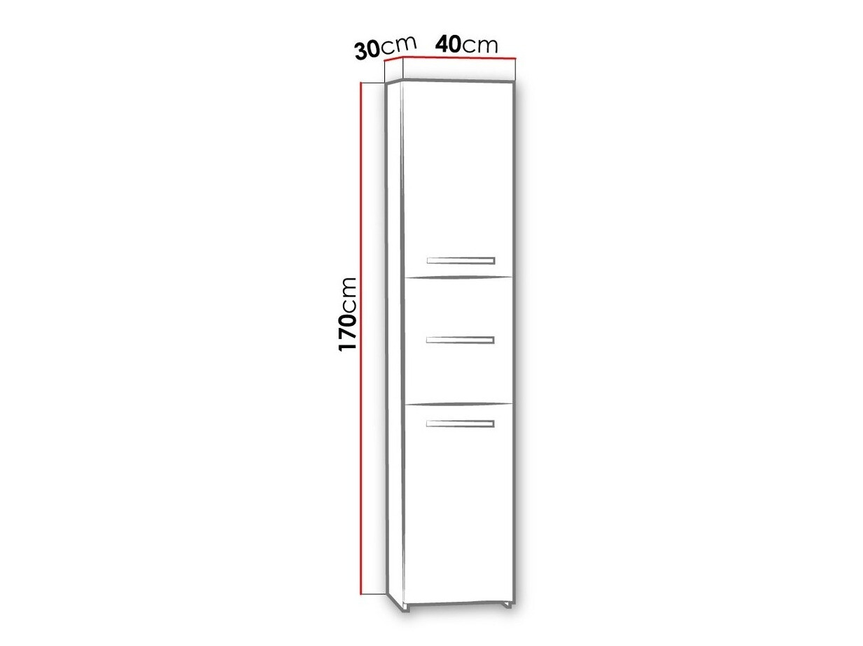 Mobiletto del bagno Comfivo Piscator II