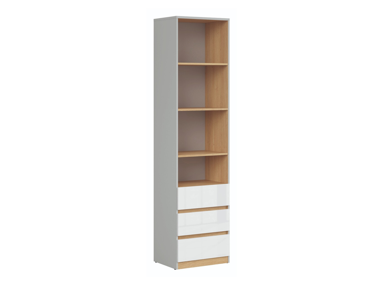 Scaffale Nuevaru 108 (Bianco lucido)