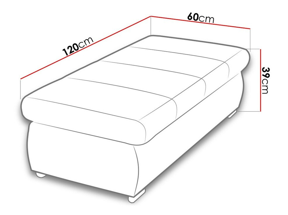Panca morbida Comfivo Olivetum I (Soft 029 + Majorka 03)