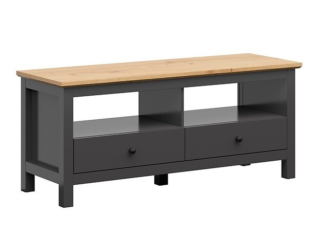Mobile porta TV Sordoro 117 (Grafite + Rovere Artisan)