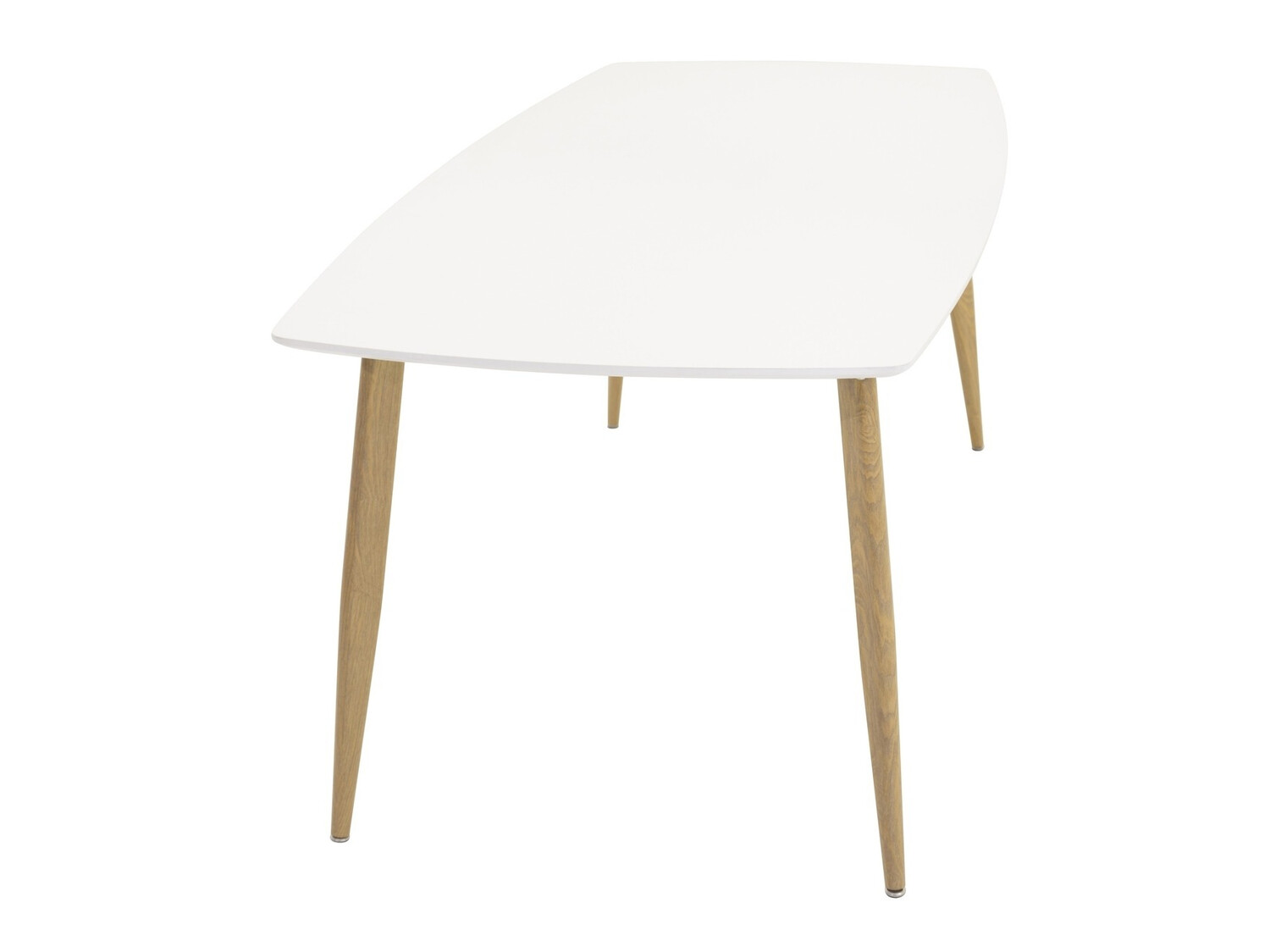 Tavolo Dallas 131 (Bianco + quercia)
