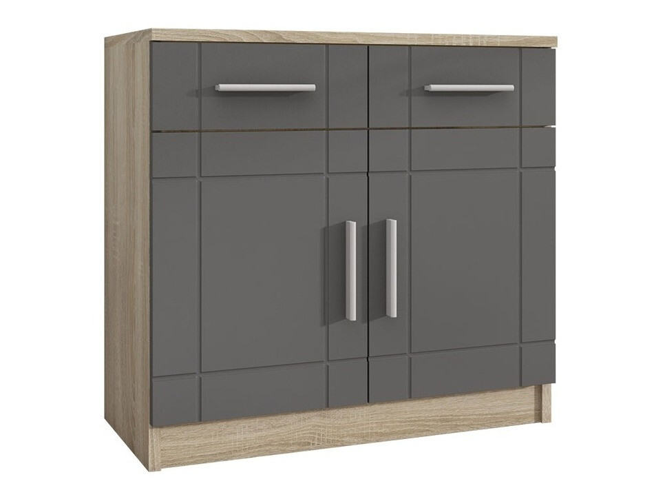 Cassettiera Bacces (Sonoma quercia + Grafite)