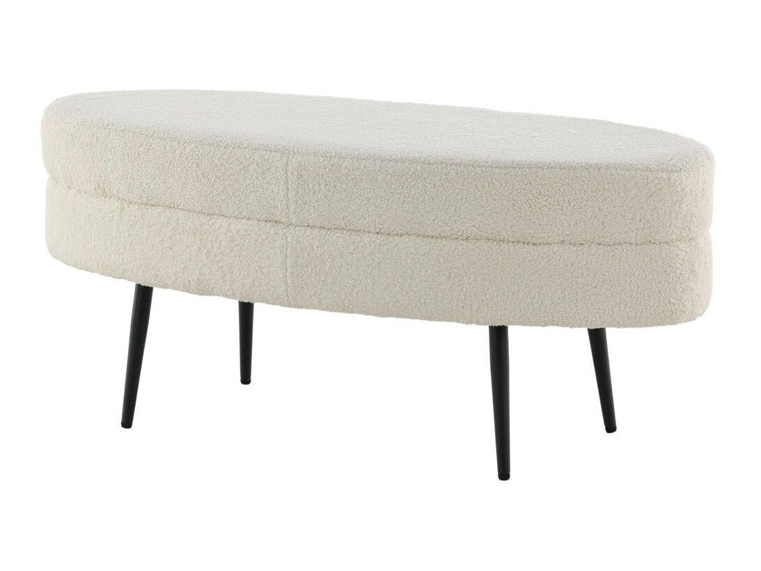 Panca imbottita Dallas 2920 (Bianco + Nero)