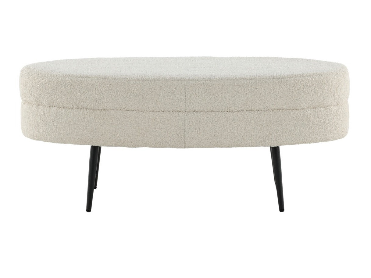 Panca imbottita Dallas 2920 (Bianco + Nero)