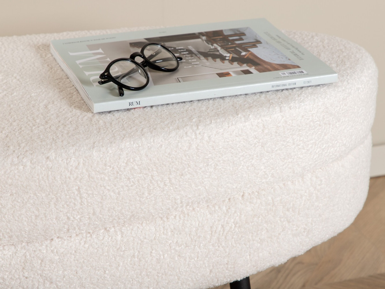 Panca imbottita Dallas 2920 (Bianco + Nero)