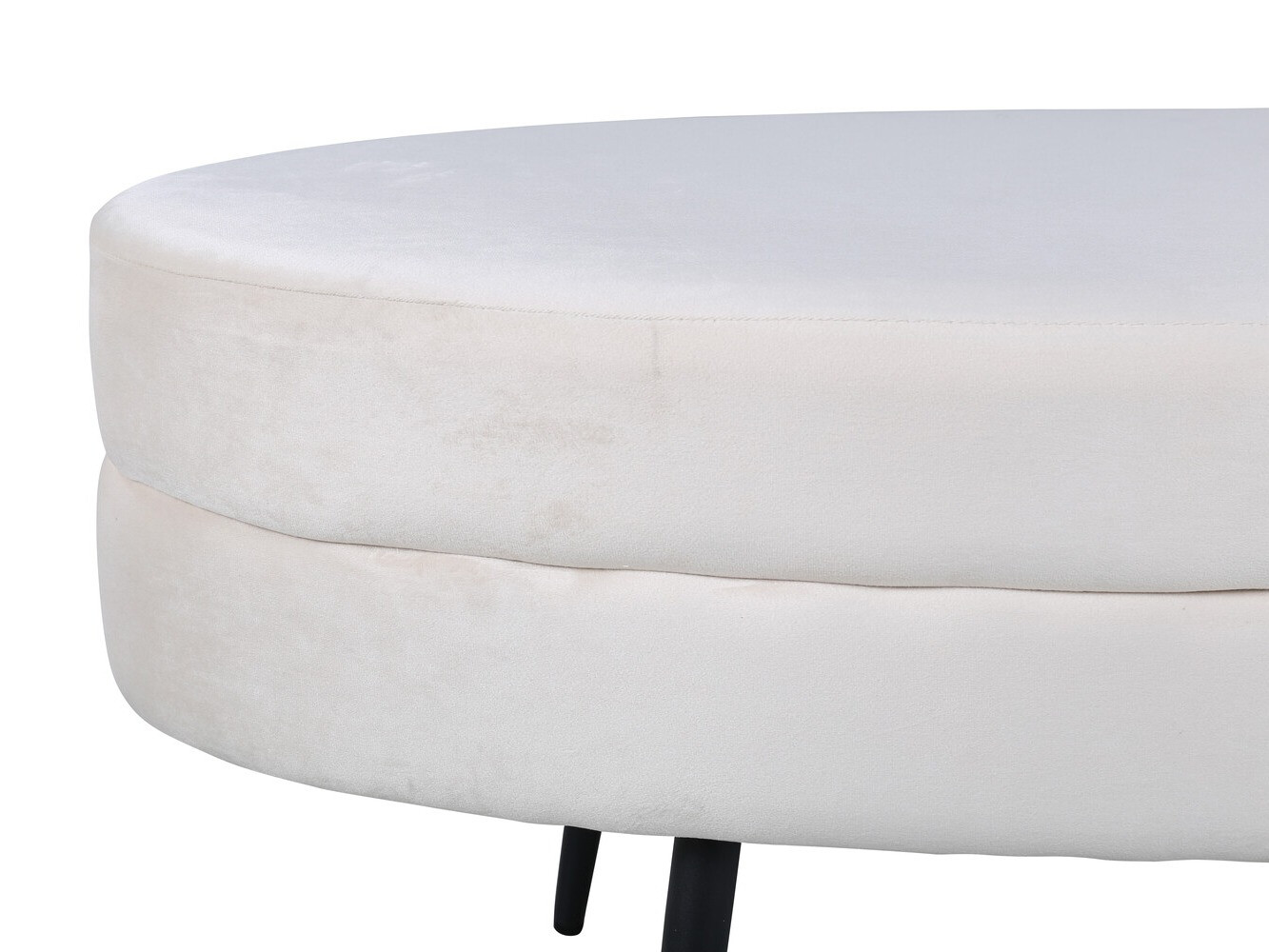 Panca imbottita Dallas 2920 (Crema + Nero)