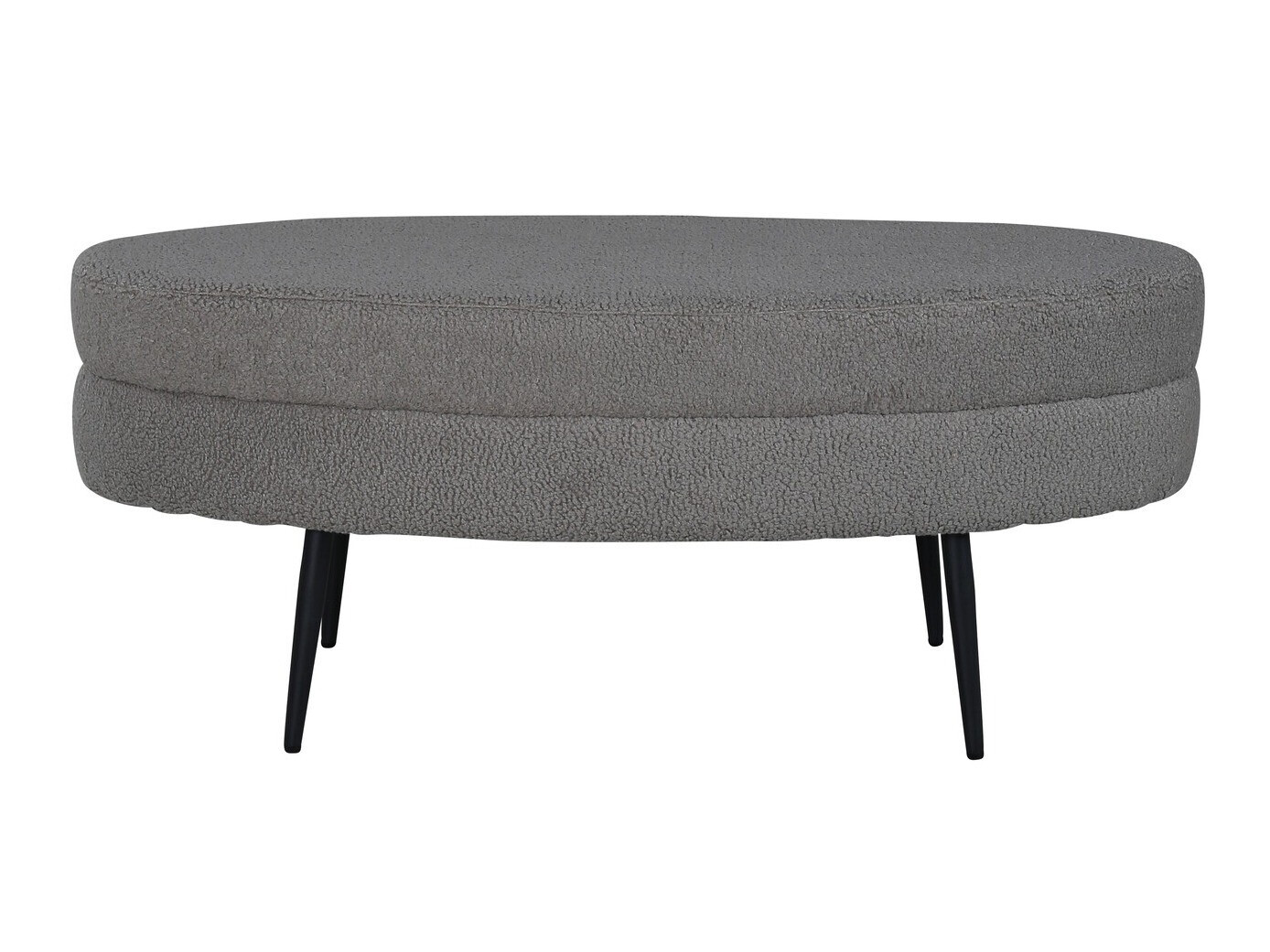 Panca imbottita Dallas 2920 (Grigio scuro + Nero)
