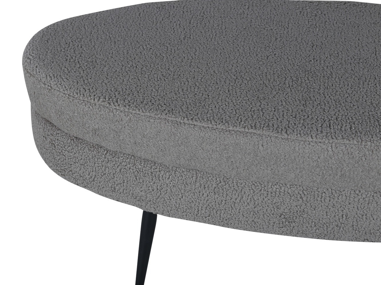 Panca imbottita Dallas 2920 (Grigio scuro + Nero)