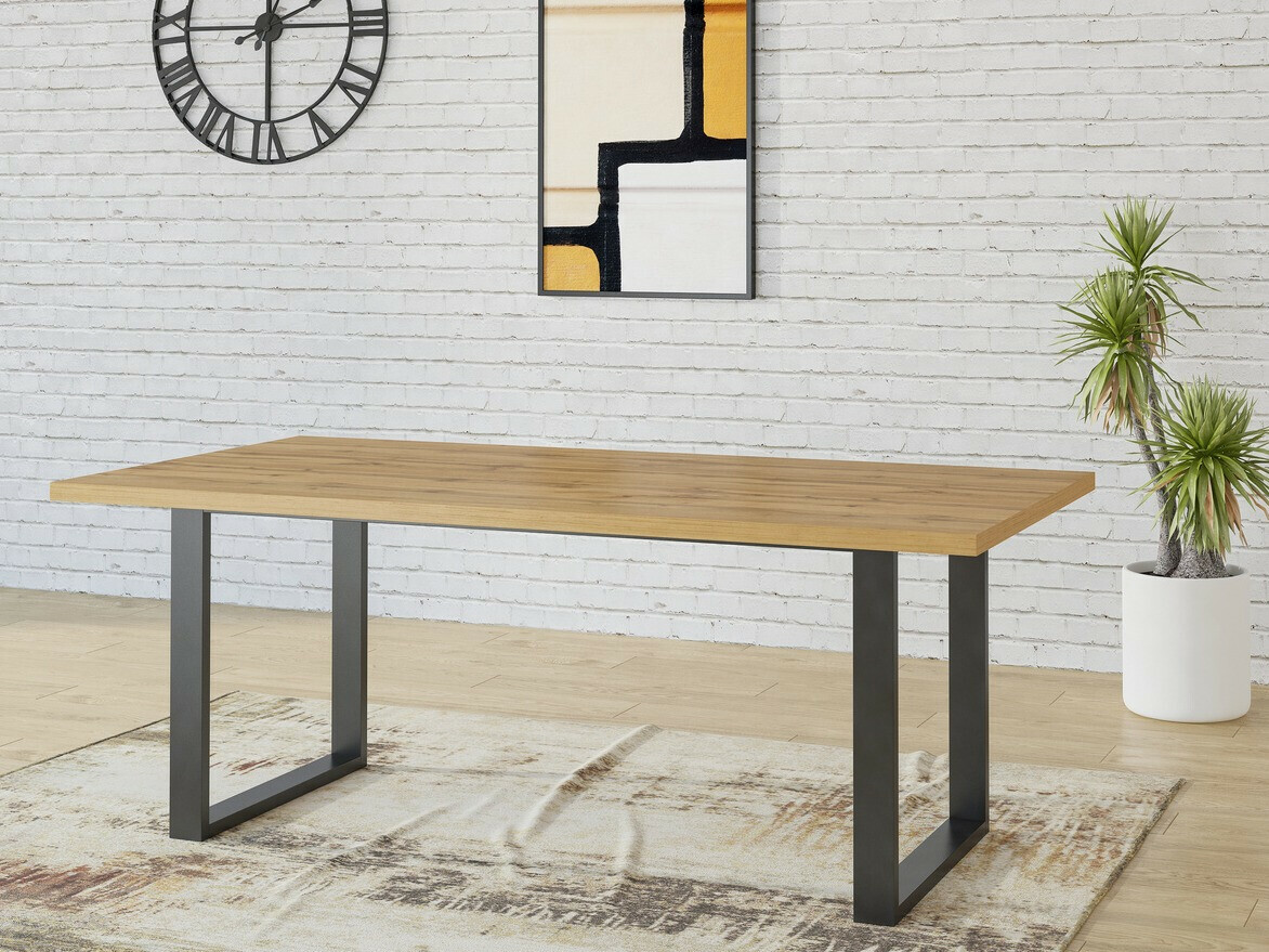 Tavolo Avicavu 106 (Quercia di Wotan + Nero)