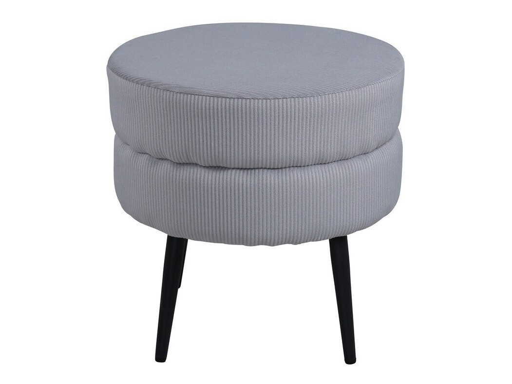 Pouf Dallas 2945 (Grigio chiaro + Nero)