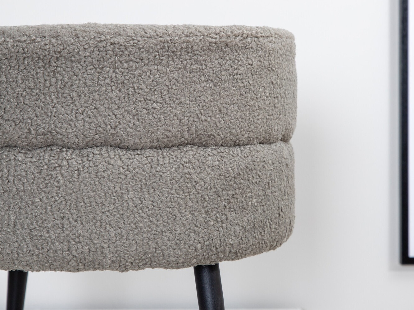 Pouf Dallas 2945 (Grigio + Nero)