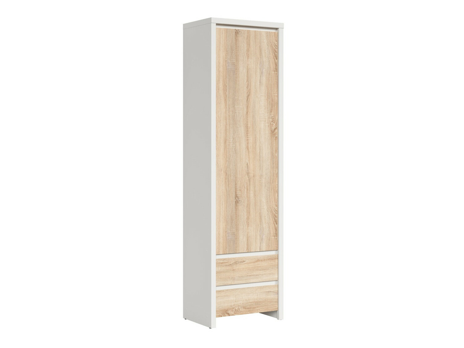 Scaffale Nolroma 127 (Bianco + Sonoma quercia)