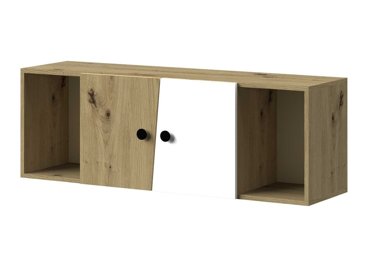 Pensile Mirelbu 111 (Rovere Artisan + Bianco + Nero)