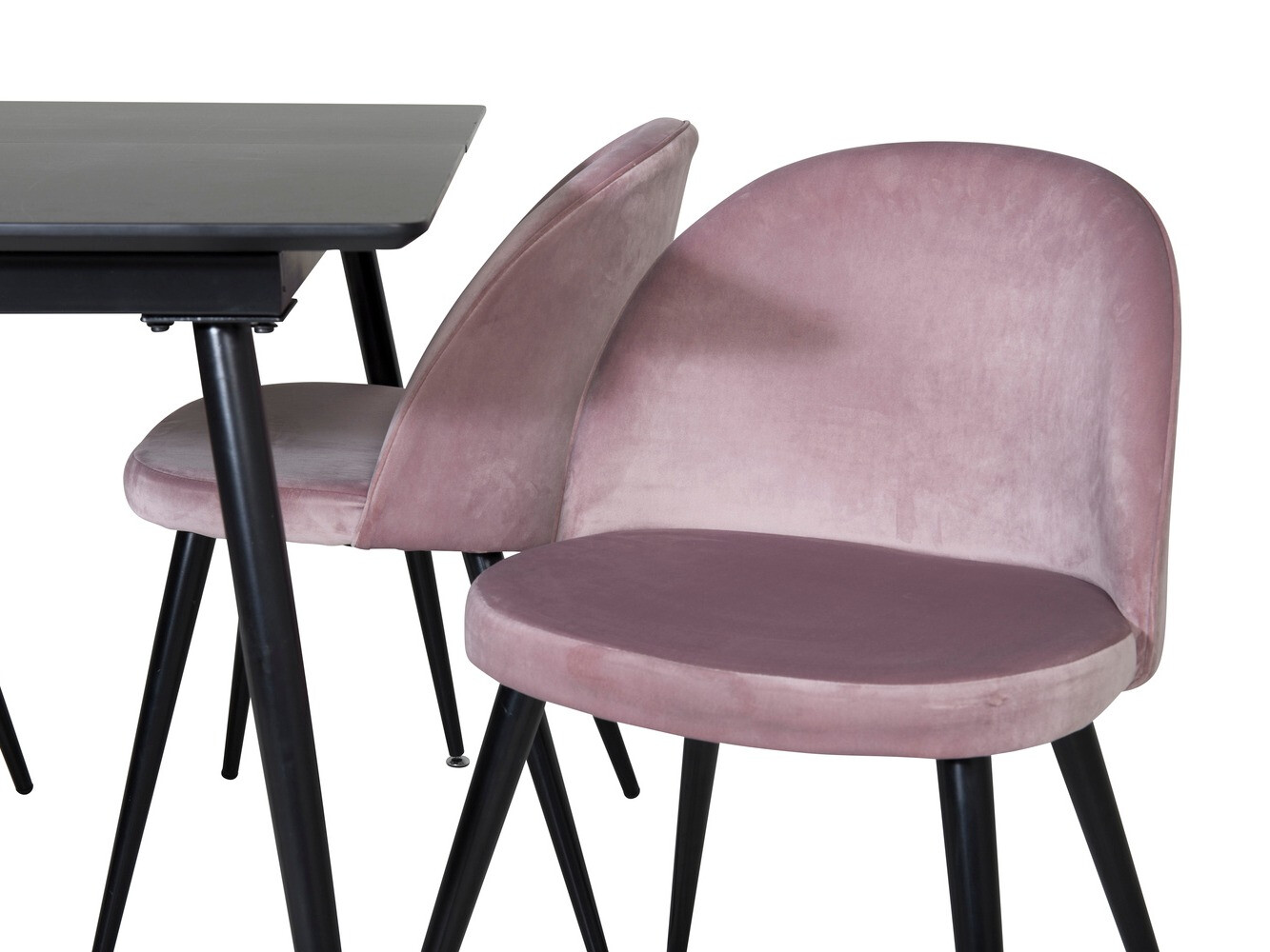 Set sala da pranzo Dallas 1521 (Fucsia + Nero)