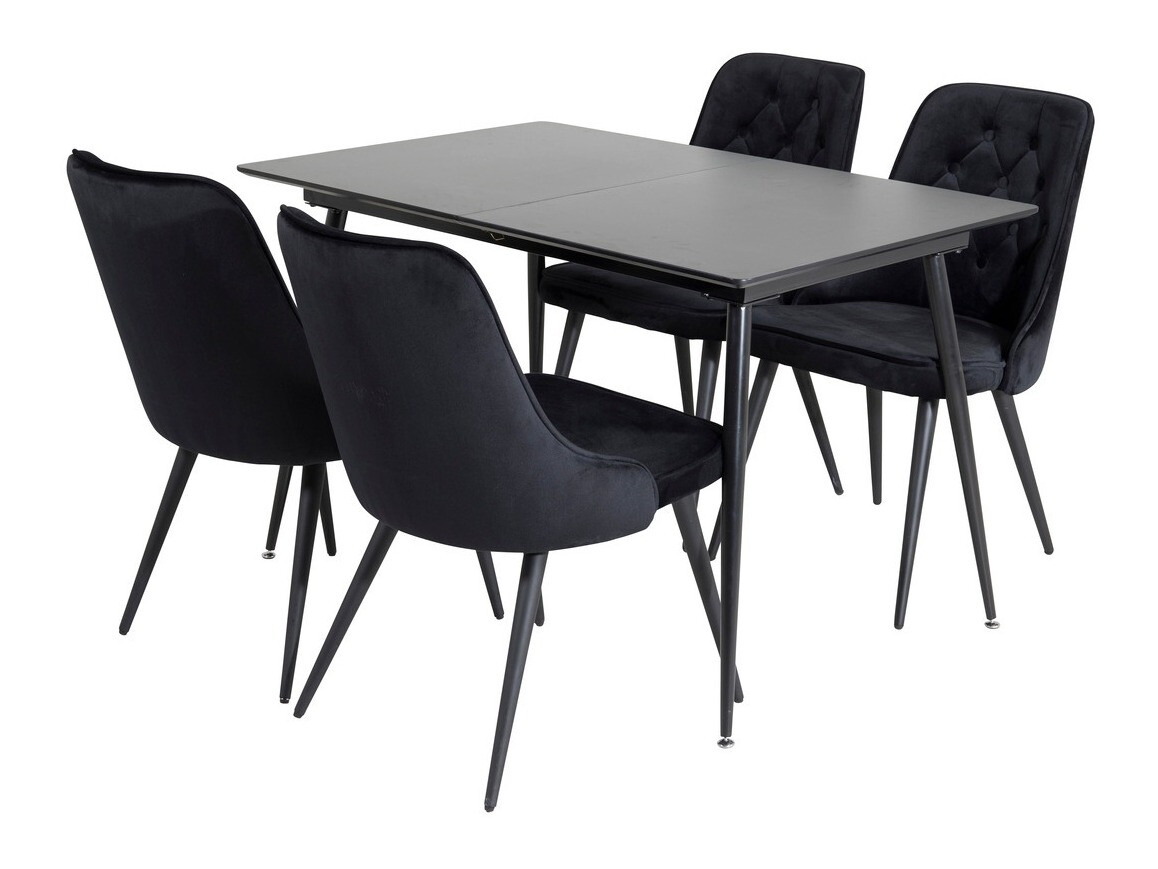 Set sala da pranzo Dallas 1522 (Nero)