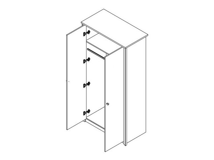 Armadio Elialo 111 (Sonoma quercia)