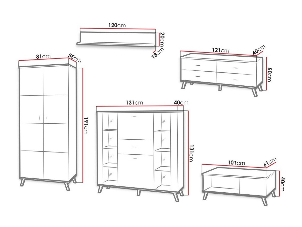 Parete attrezzata Talsere 110
