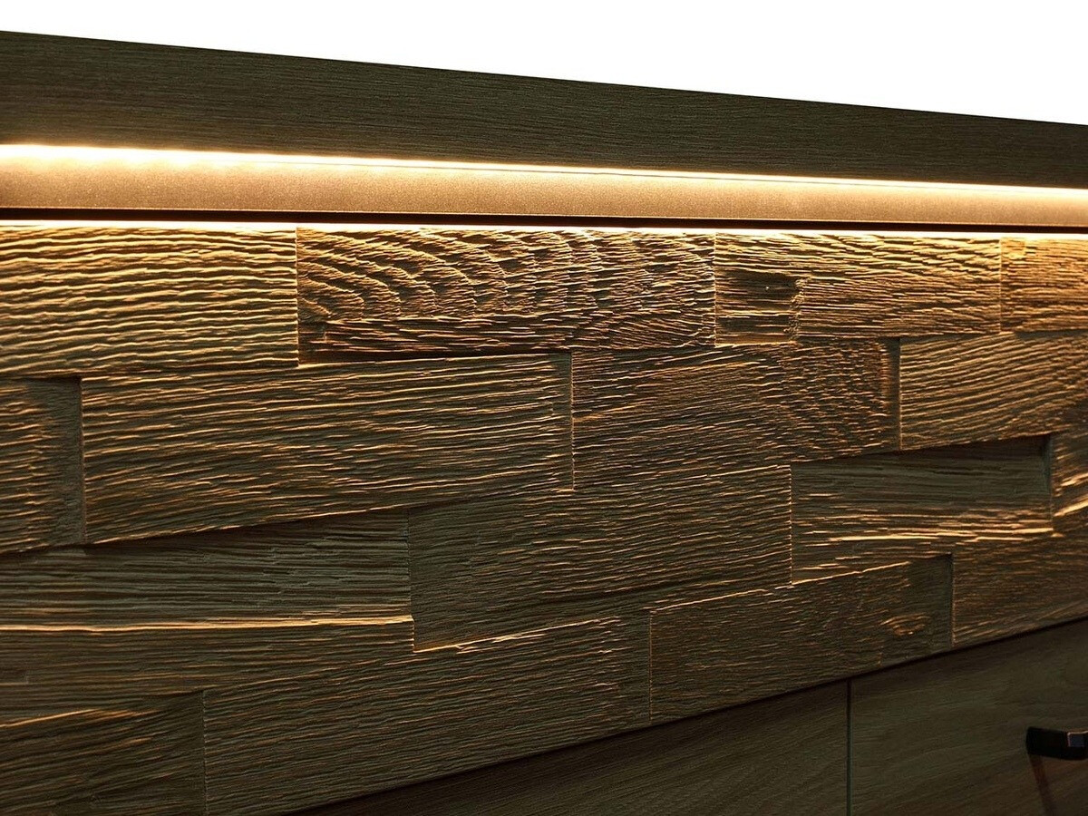 Parete attrezzata Etrmoni 118 (Luminoso legno)