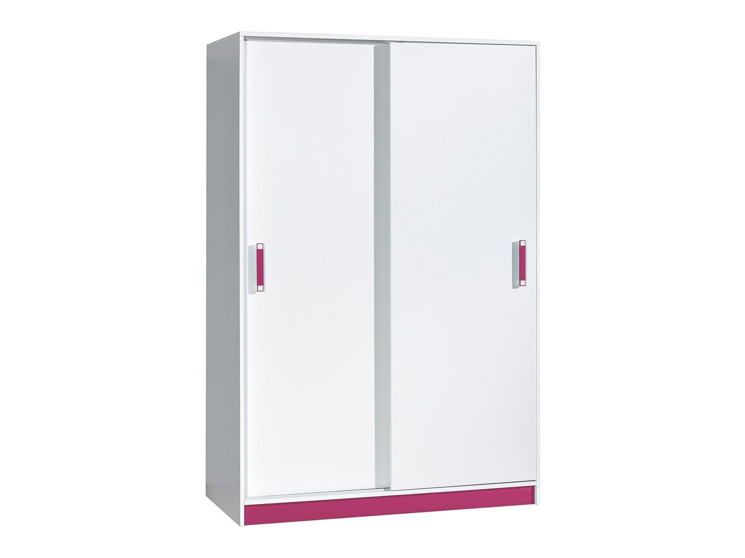 Armadio Lorlare 115 (Bianco + Fucsia)