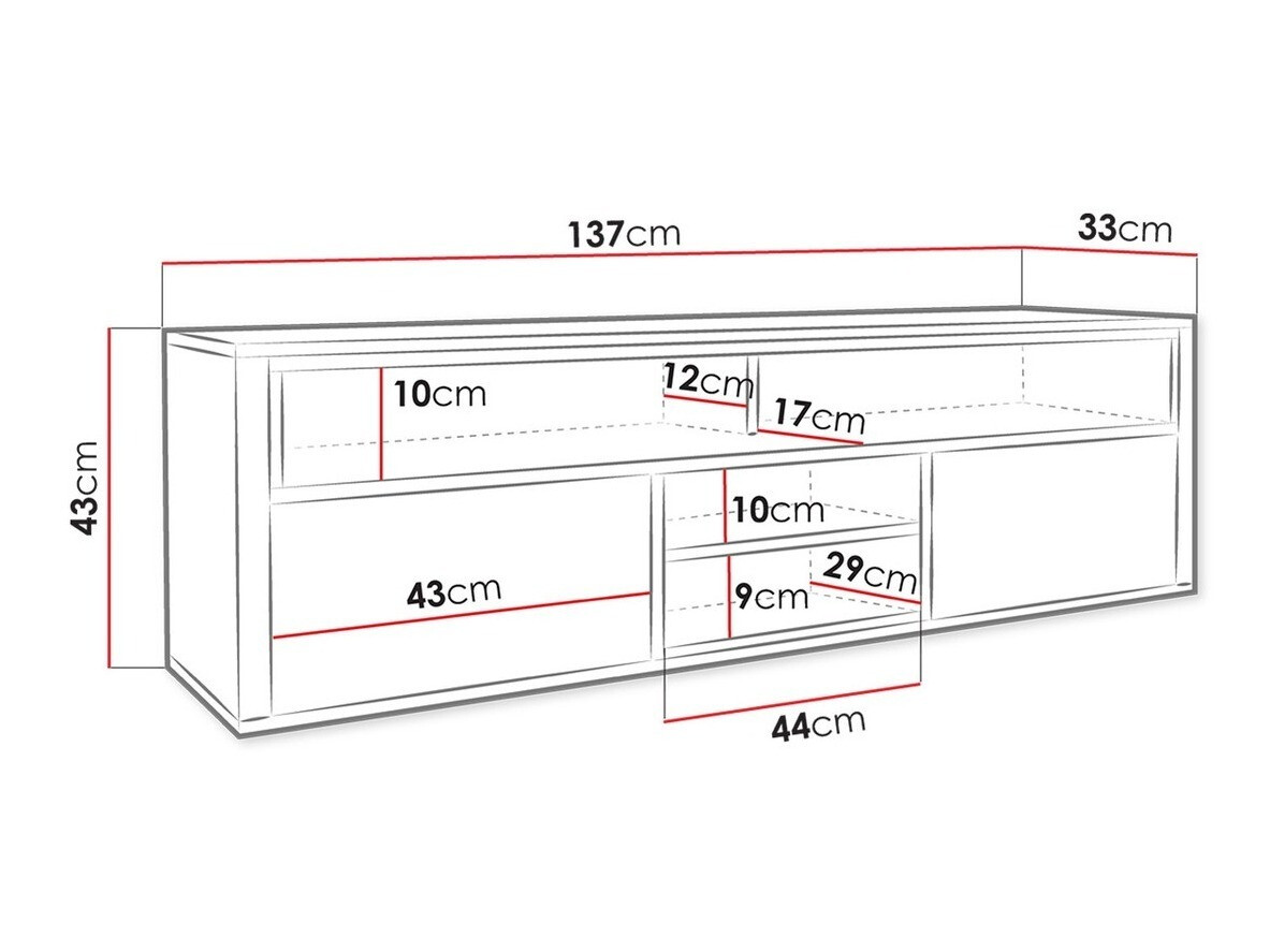 Mobile porta TV Herba