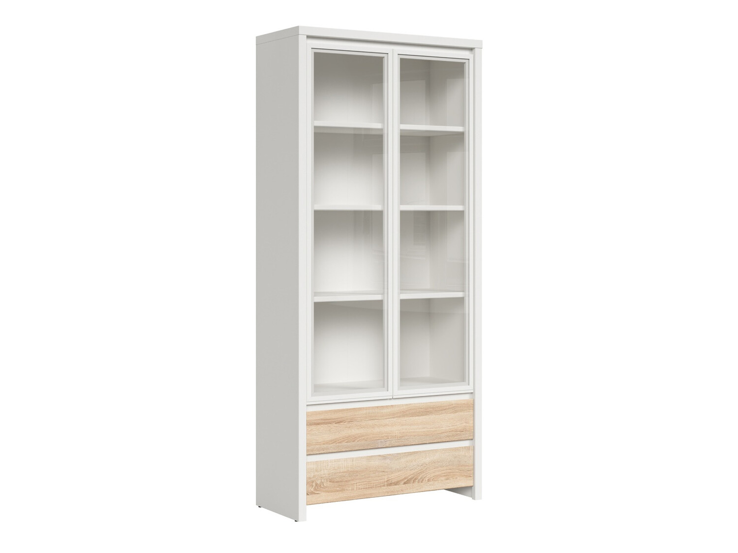 Scaffale Nolroma 113 (Bianco + Sonoma quercia)