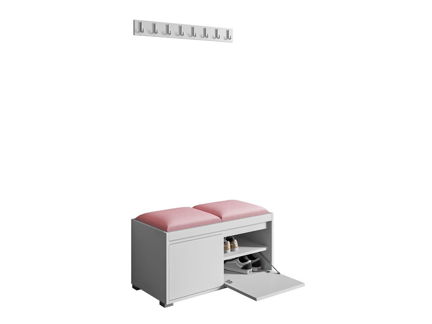 Set arredo da corridoio Comfivo Pinus I (Bianco + Manila 09)
