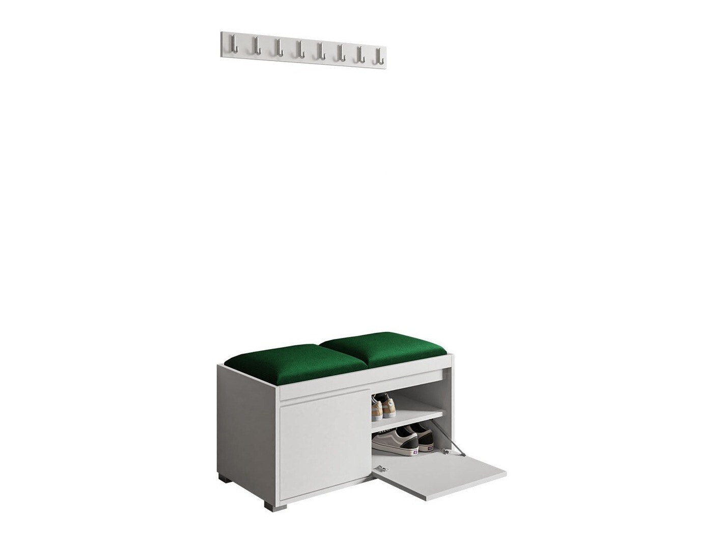 Set arredo da corridoio Comfivo Pinus I (Bianco + Manila 35)