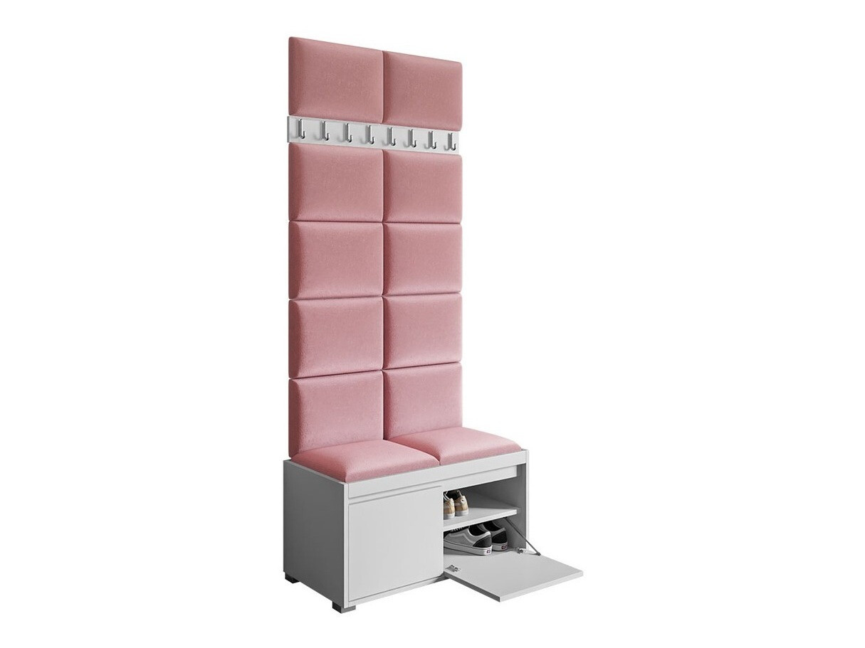 Set arredo da corridoio Comfivo Pinus IV (Bianco + Manila 09)