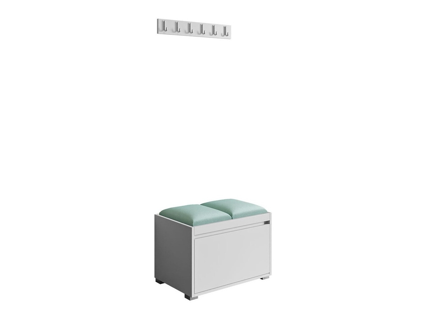 Set arredo da corridoio Comfivo Pinus VI (Bianco + Manila 11)