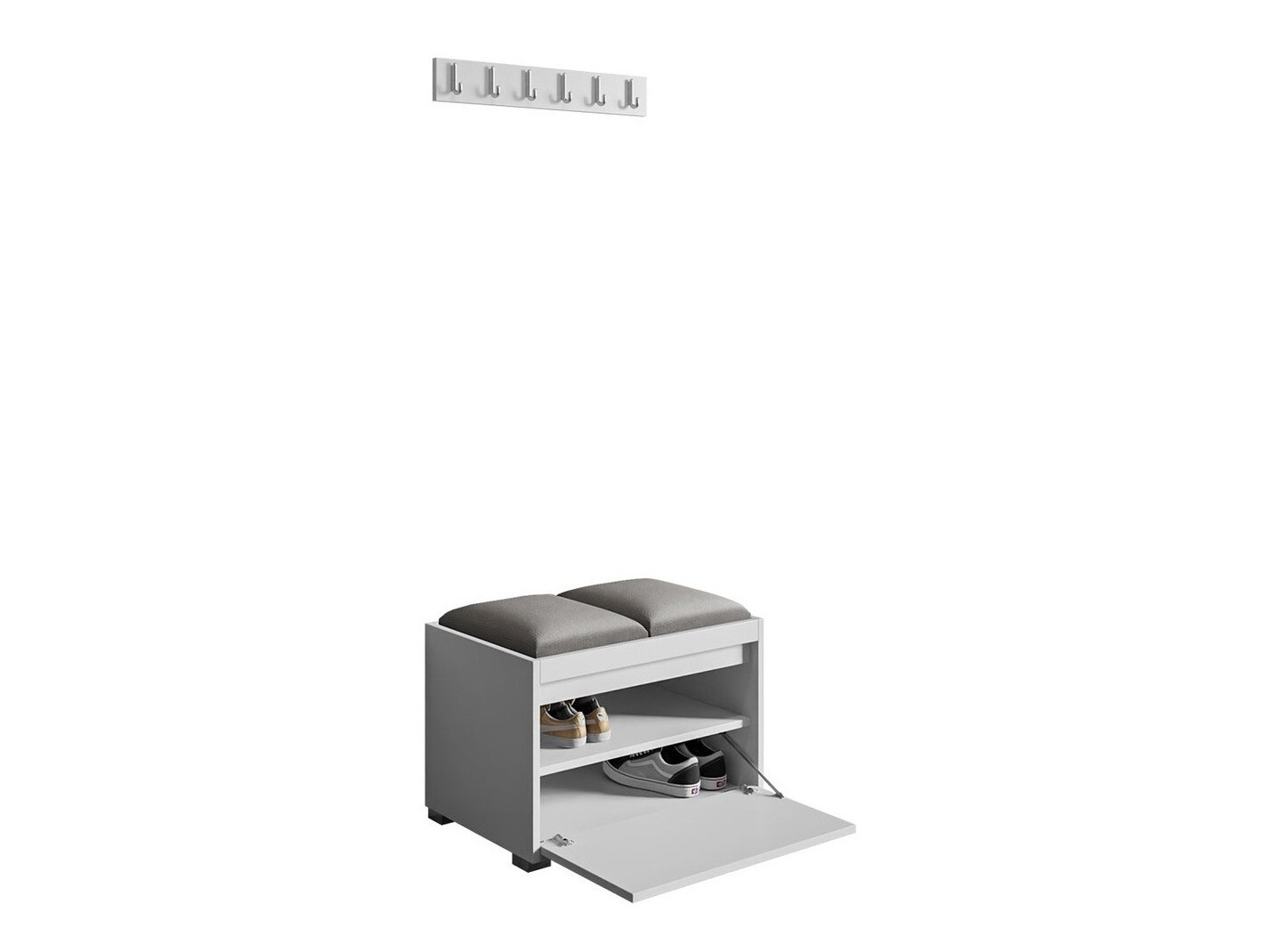 Set arredo da corridoio Comfivo Pinus VI (Bianco + Manila 16)