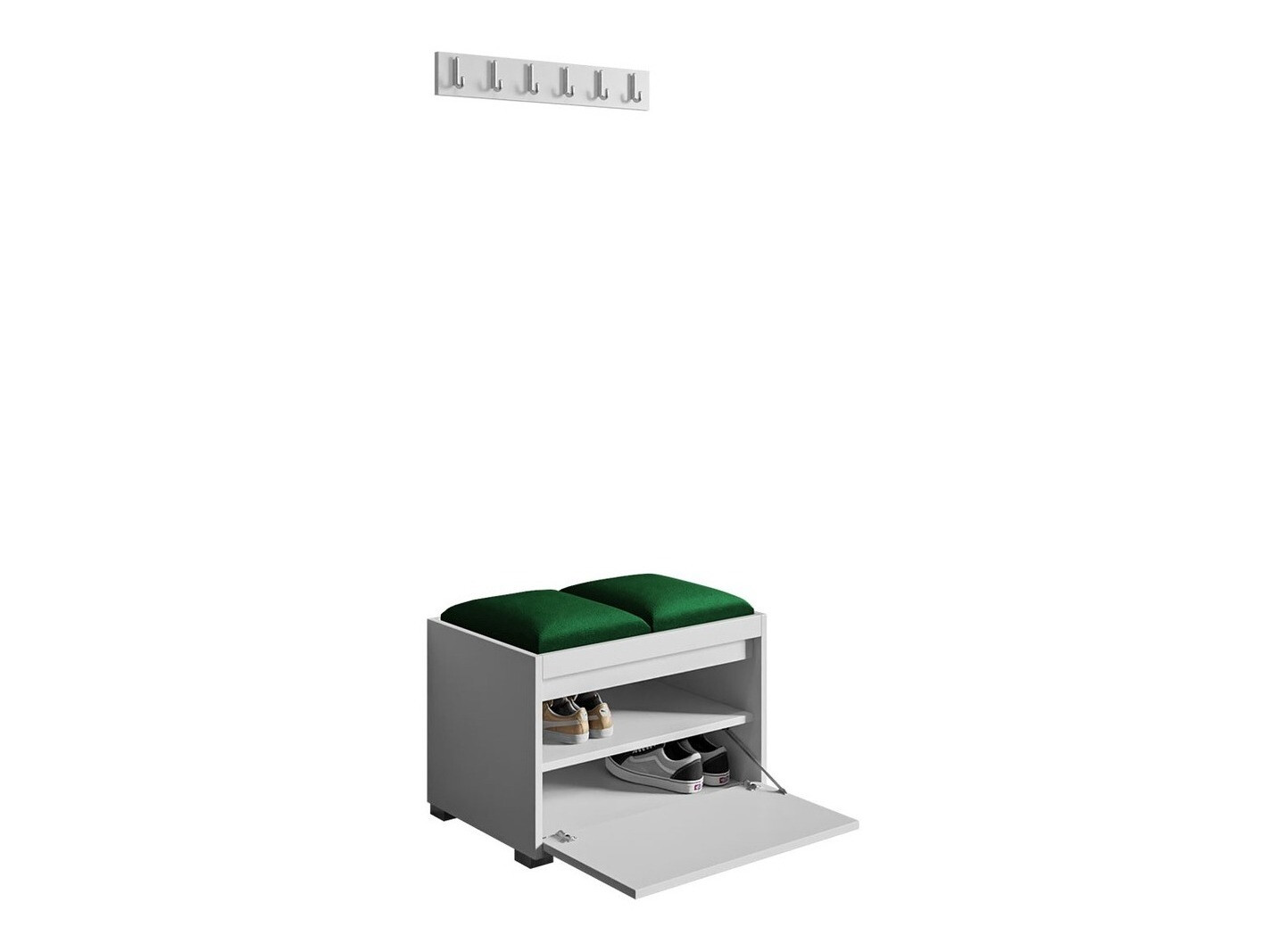 Set arredo da corridoio Comfivo Pinus VI (Bianco + Manila 35)