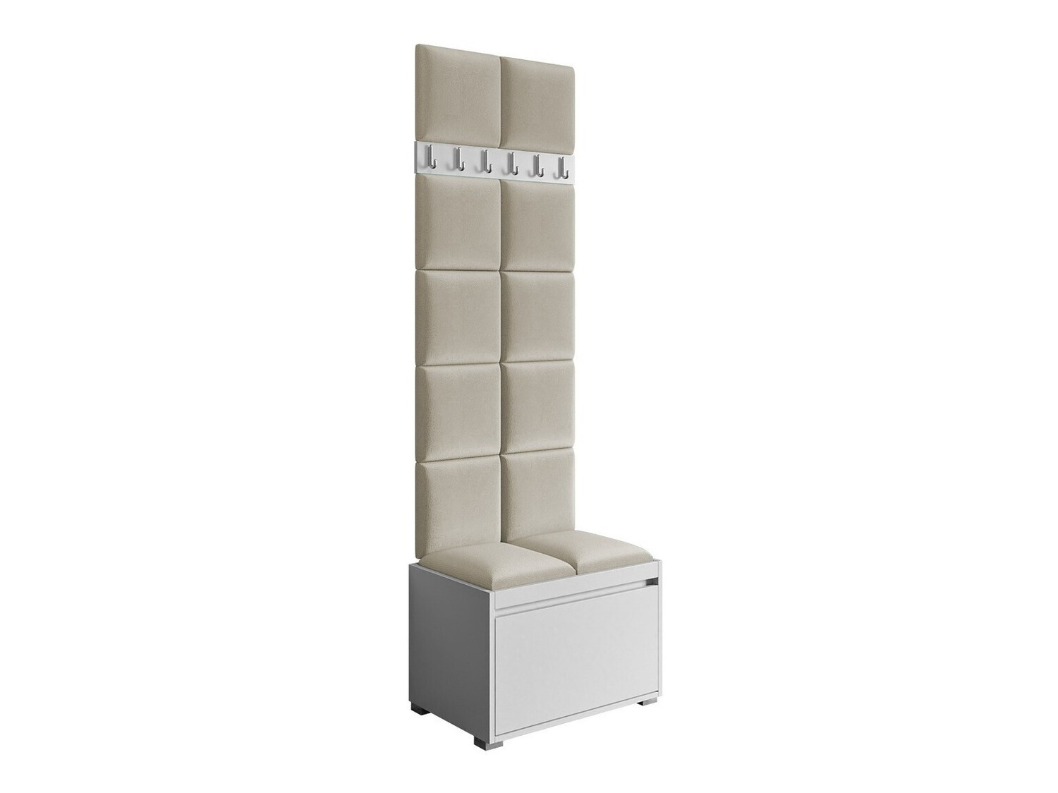 Set arredo da corridoio Comfivo Pinus VII (Bianco + Manila 02)