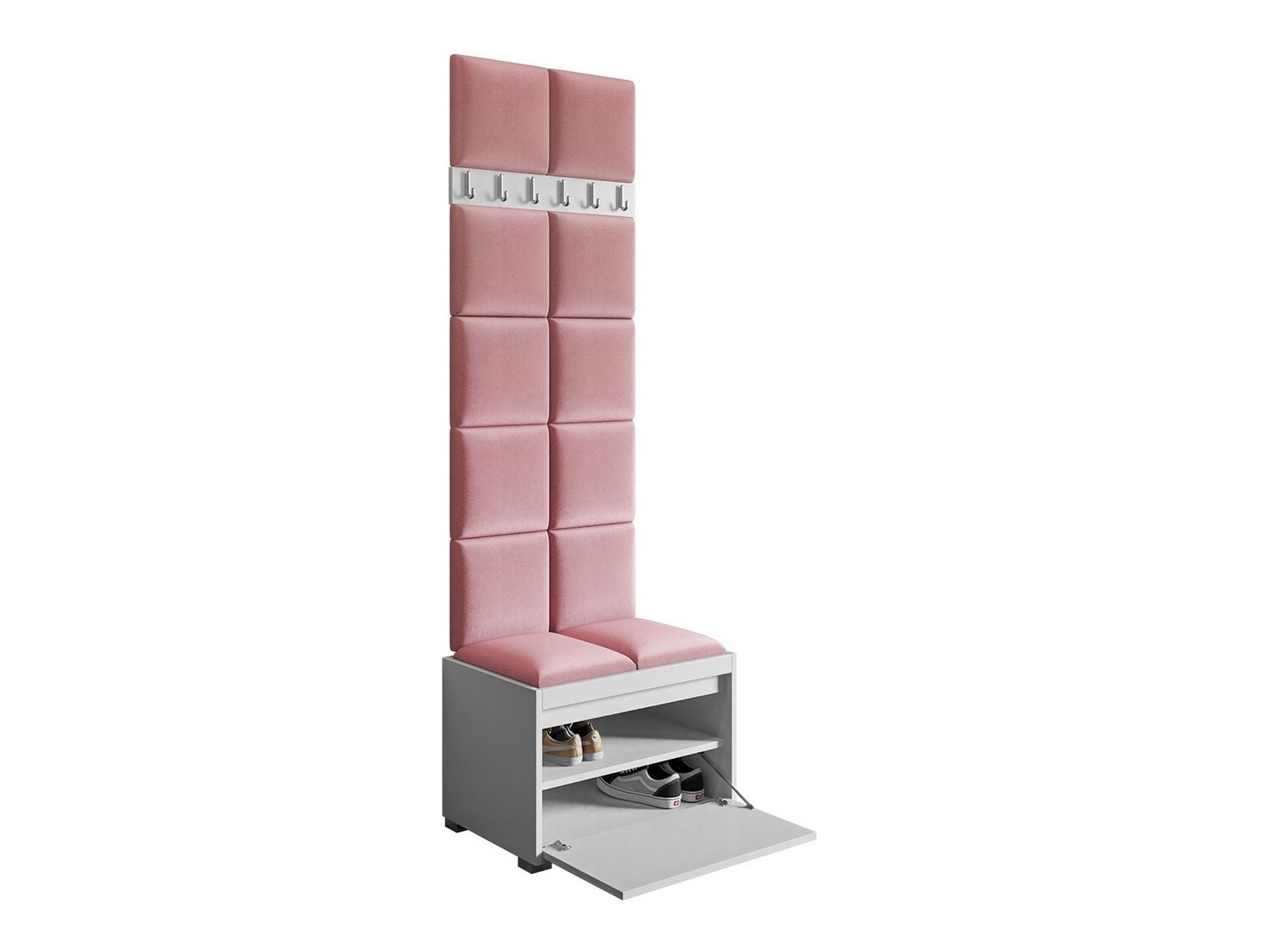 Set arredo da corridoio Comfivo Pinus VII (Bianco + Manila 09)