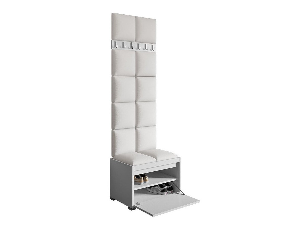 Set arredo da corridoio Comfivo Pinus VII (Bianco + Soft 017)
