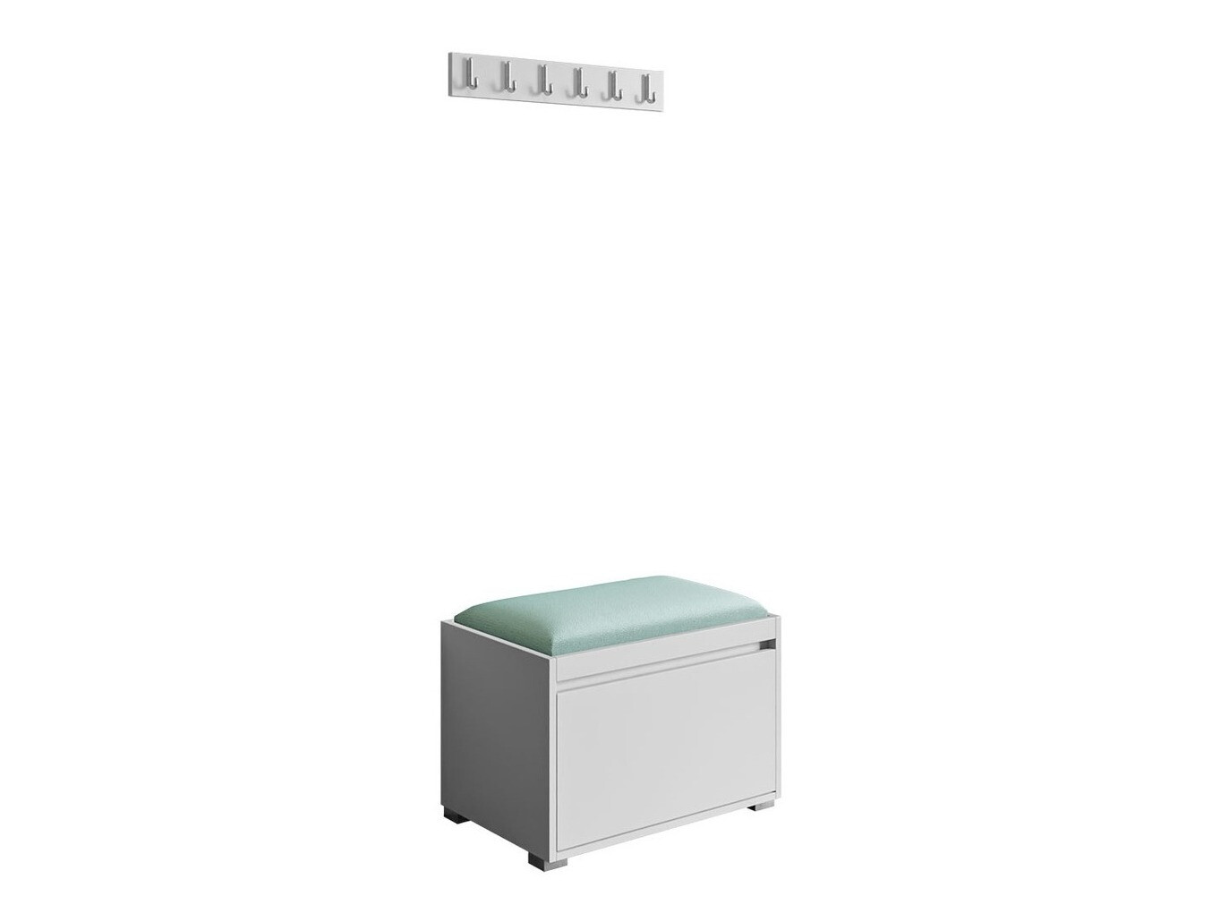 Set arredo da corridoio Comfivo Pinus VIII (Bianco + Manila 11)