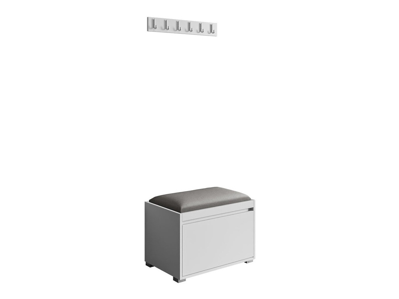 Set arredo da corridoio Comfivo Pinus VIII (Bianco + Manila 16)