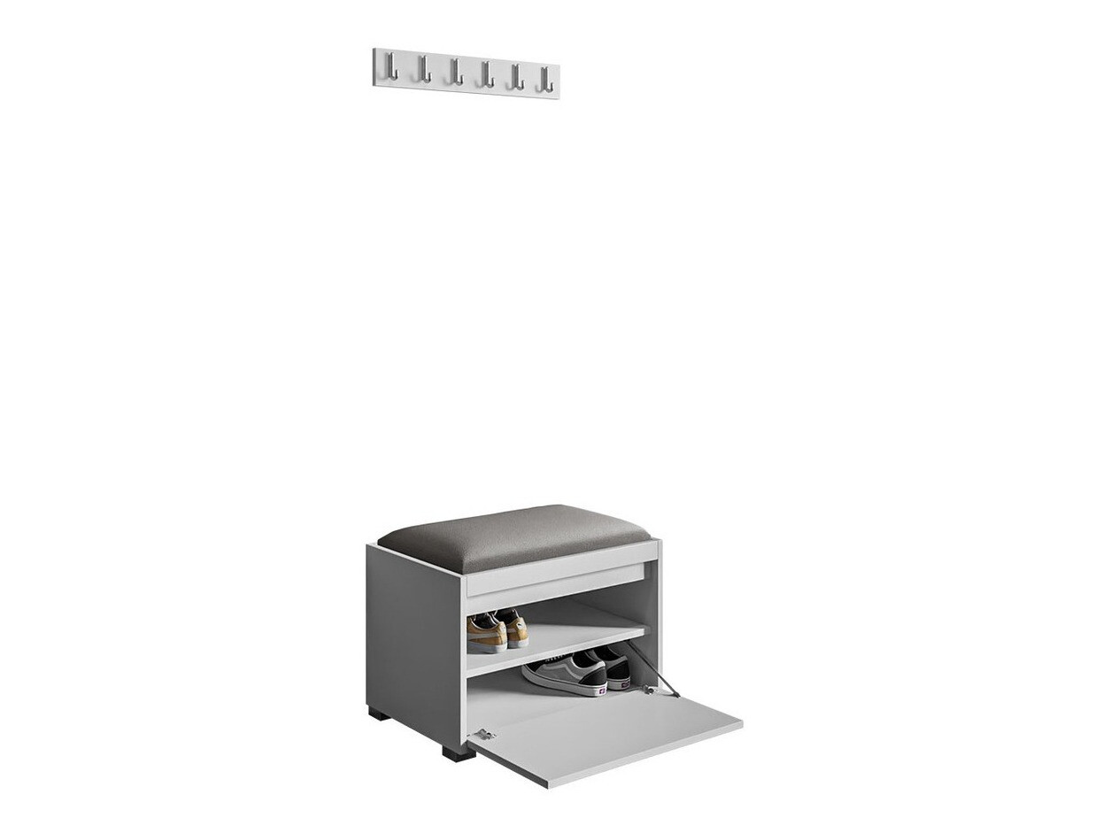 Set arredo da corridoio Comfivo Pinus VIII (Bianco + Manila 16)